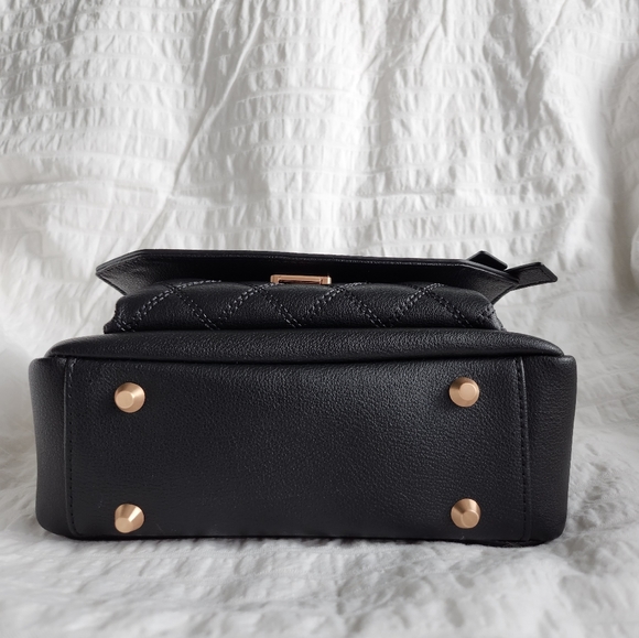 Jill by JillStuart Bonnie Quilted Mini Satchel Bag in Black - Picture 8 of 8